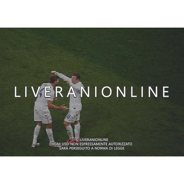 (140619) -- SAO PAULO, June 19, 2014 () -- England\'s Wayne Rooney (R) celebrates his goal during a Group D match between Uruguay and England of 2014 FIFA World Cup at the Arena de Sao Paulo Stadium in Sao Paulo, Brazil, June 19, 2014. Uruguay won 2-1 over England on Thursday.(/Liao Yujie)(rh) 2014 FIFA World Cup Brazil Group D match between Uruguay and England at Arena de Sao Paulo on June 19, 2014 in Sao Paulo, Brazil. ©photoshot/Agenzia Aldo Liverani sas - ITALY ONLY - EDITORIAL USE ONLY