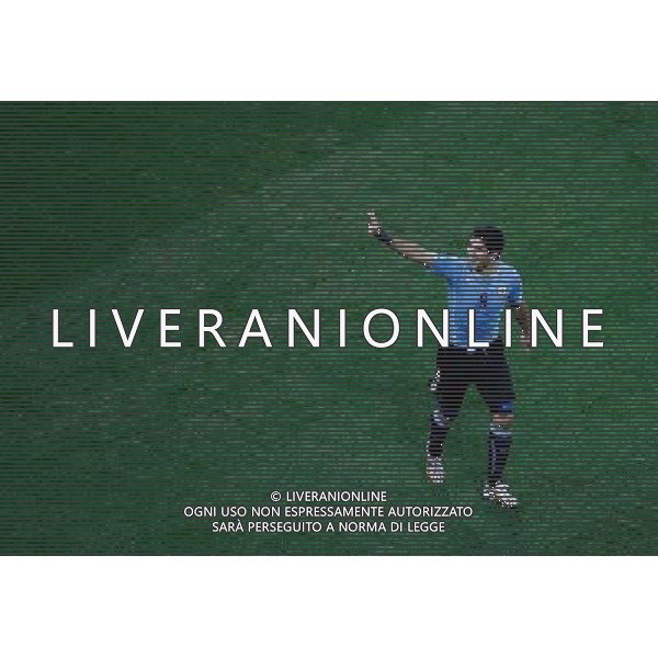 (140619) -- SAO PAULO, June 19, 2014 () -- Uruguay\'s Luis Suarez celebrates the second goal during a Group D match between Uruguay and England of 2014 FIFA World Cup at the Arena de Sao Paulo Stadium in Sao Paulo, Brazil, June 19, 2014. Uruguay won 2-1 over England on Thursday.(/Liao Yujie)(rh) 2014 FIFA World Cup Brazil Group D match between Uruguay and England at Arena de Sao Paulo on June 19, 2014 in Sao Paulo, Brazil. ©photoshot/Agenzia Aldo Liverani sas - ITALY ONLY - EDITORIAL USE ONLY