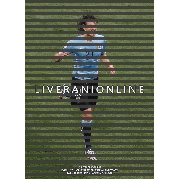 (140619) -- SAO PAULO, June 19, 2014 () -- Uruguay\'s Edinson Cavani reacts during a Group D match between Uruguay and England of 2014 FIFA World Cup at the Arena de Sao Paulo Stadium in Sao Paulo, Brazil, June 19, 2014.(/Liao Yujie)(rh) 2014 FIFA World Cup Brazil Group D match between Uruguay and England at Arena de Sao Paulo on June 19, 2014 in Sao Paulo, Brazil. ©photoshot/Agenzia Aldo Liverani sas - ITALY ONLY - EDITORIAL USE ONLY