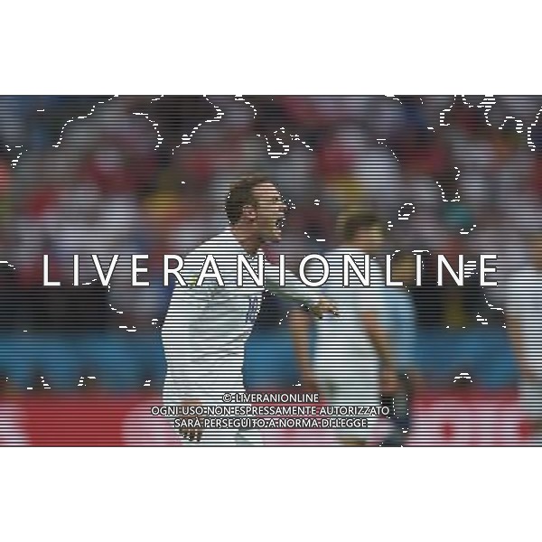 (140619) -- SAO PAULO, June 19, 2014 () -- England\'s Wayne Rooney reacts during a Group D match between Uruguay and England of 2014 FIFA World Cup at the Arena de Sao Paulo Stadium in Sao Paulo, Brazil, June 19, 2014.(/Li Ga)(pcy) 2014 FIFA World Cup Brazil Group D match between Uruguay and England at Arena de Sao Paulo on June 19, 2014 in Sao Paulo, Brazil. ©photoshot/Agenzia Aldo Liverani sas - ITALY ONLY - EDITORIAL USE ONLY