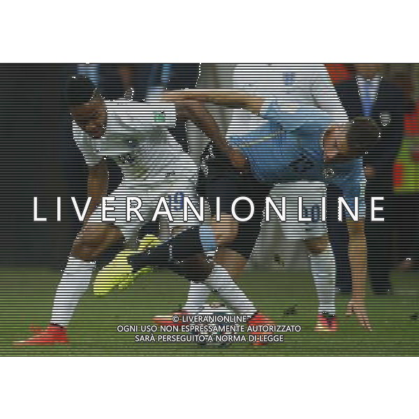 (140619) -- SAO PAULO, June 19, 2014 () -- Uruguay\'s Jose Maria Gimenez vies with England\'s Raheem Sterling during a Group D match between Uruguay and England of 2014 FIFA World Cup at the Arena de Sao Paulo Stadium in Sao Paulo, Brazil, June 19, 2014.(/Chen Jianli)(rh) 2014 FIFA World Cup Brazil Group D match between Uruguay and England at Arena de Sao Paulo on June 19, 2014 in Sao Paulo, Brazil. ©photoshot/Agenzia Aldo Liverani sas - ITALY ONLY - EDITORIAL USE ONLY
