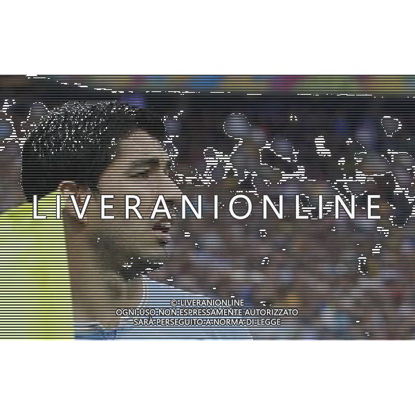 (140619) -- SAO PAULO, June 19, 2014 () -- Uruguay\'s Luis Suarez is seen before kicking a corner ball during a Group D match between Uruguay and England of 2014 FIFA World Cup at the Arena de Sao Paulo Stadium in Sao Paulo, Brazil, June 19, 2014.Uruguay won 2-1 over England on Thursday.(/Zhou Lei)(pcy) ©photoshot/Agenzia Aldo Liverani sas - ITALY ONLY - EDITORIAL USE ONLY
