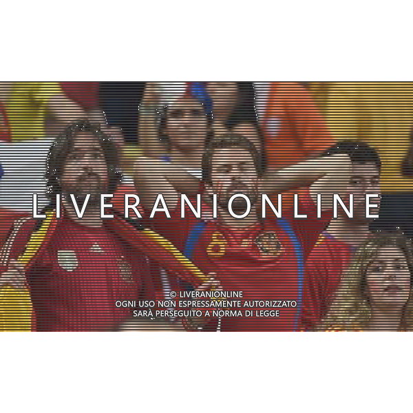 (140618) -- RIO DE JANEIRO, June 18, 2014 () -- Spain\'s fans react after a Group B match between Spain and Chile of 2014 FIFA World Cup at the Estadio do Maracana Stadium in Rio de Janeiro, Brazil, June 18, 2014. Chile won 2-0 over Spain on Wednesday.(/Wang Yuguo)(pcy) ©photoshot/Agenzia Aldo Liverani sas - ITALY ONLY - EDITORIAL USE ONLY