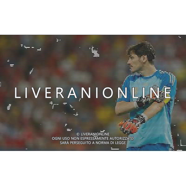 (140618) -- RIO DE JANEIRO, June 18, 2014 () -- Spain\'s goalkeeper Iker Casillas is seen during a Group B match between Spain and Chile of 2014 FIFA World Cup at the Estadio do Maracana Stadium in Rio de Janeiro, Brazil, June 18, 2014. Chile won 2-0 over Spain on Wednesday.(/Wang Lili)(pcy) ©photoshot/Agenzia Aldo Liverani sas - ITALY ONLY - EDITORIAL USE ONLY