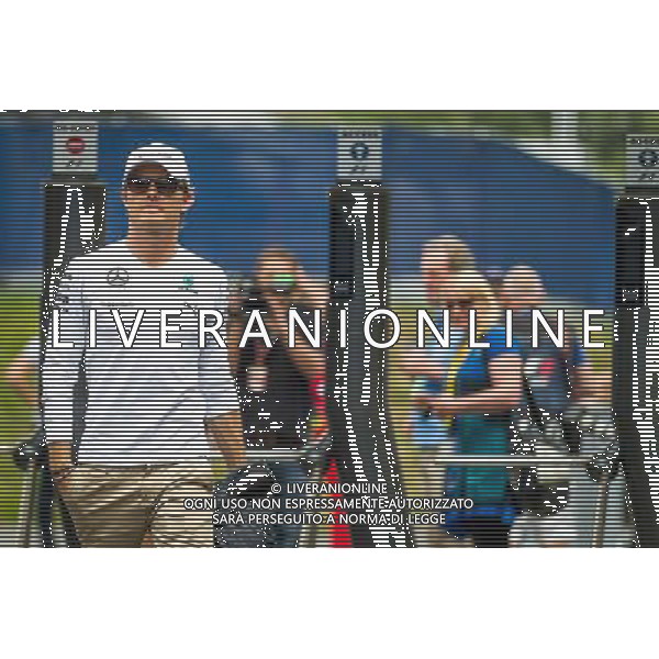 19.06.2014, Red Bull Ring, Spielberg, AUT, FIA, Formel 1, Grosser Preis von ÷sterreich, Vorberichte, im Bild Nico Rosberg, (GER, Mercedes AMG Petronas Formula One Team) bei seiner Ankunft // during the Preparation of the Austrian Formula One Grand Prix at the Red Bull Ring in Spielberg, Austria, 2014/06/19, EXPA Pictures © 2014, PhotoCredit: EXPA/ Mario Kuhnke ©photoshot/Agenzia Aldo Liverani sas - ITALY ONLY - EDITORIAL USE ONLY