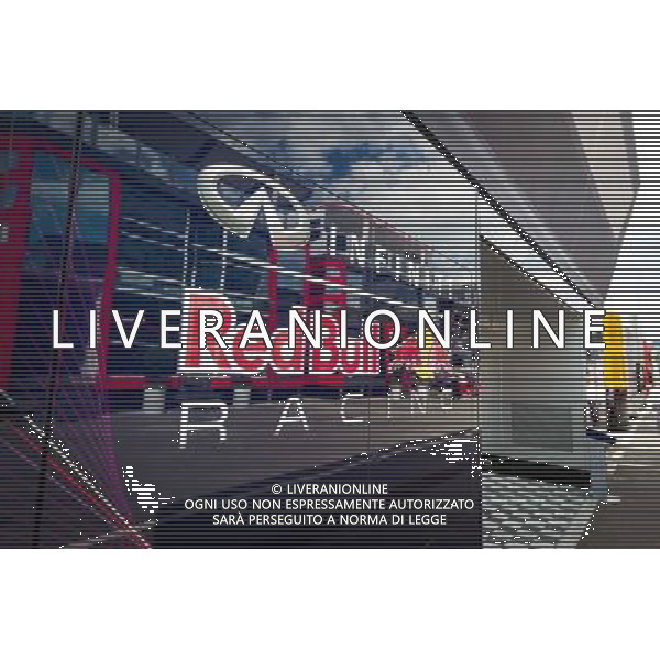 19.06.2014, Red Bull Ring, Spielberg, AUT, FIA, Formel 1, Grosser Preis von ÷sterreich, Vorberichte, im Bild Logo Red Bull Infinity Racing // during the Preparation of the Austrian Formula One Grand Prix at the Red Bull Ring in Spielberg, Austria, 2014/06/19, EXPA Pictures © 2014, PhotoCredit: EXPA/ Mario Kuhnke ©photoshot/Agenzia Aldo Liverani sas - ITALY ONLY - EDITORIAL USE ONLY