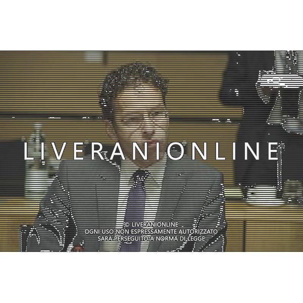 Eurogroup President and Dutch Finance Minister Jeroen Dijsselbloem during ECOFIN finance ministers meeting at European Council headquarters in Luxembourg on 20.06.2014 ©photoshot/Agenzia Aldo Liverani sas - ITALY ONLY - EDITORIAL USE ONLY - Riunione dei ministri delle Finanze dell\'ECOFIN presso la sede del Consiglio europeo di Lussemburgo 20 giugno 2014