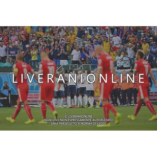 Joie France - Olivier GIROUD - 20.06.2014 - Suisse / France - Coupe du Monde 2014 - Photo : Dave Winter / Icon Sport /AGENZIA ALDO LIVERANI SAS - ITALY ONLY - Svizzera Vs Francia partita del Gruppo E Coppa del Mondo FIFA 2014 presso l\'Arena Stadio Fonte Nova di Salvador, in Brasile, il 20 giugno 2014