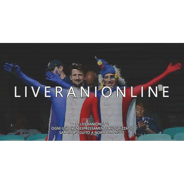 Supporters France - 20.06.2014 - Suisse / France - Coupe du Monde 2014 - Photo : Dave Winter / Icon Sport /AGENZIA ALDO LIVERANI SAS - ITALY ONLY - Svizzera Vs Francia partita del Gruppo E Coppa del Mondo FIFA 2014 presso l\'Arena Stadio Fonte Nova di Salvador, in Brasile, il 20 giugno 2014