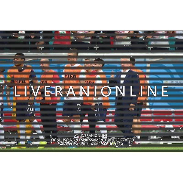 Joei France - Didier DESCHAMPS - 20.06.2014 - Suisse / France - Coupe du Monde 2014 - Photo : Dave Winter / Icon Sport /AGENZIA ALDO LIVERANI SAS - ITALY ONLY - Svizzera Vs Francia partita del Gruppo E Coppa del Mondo FIFA 2014 presso l\'Arena Stadio Fonte Nova di Salvador, in Brasile, il 20 giugno 2014