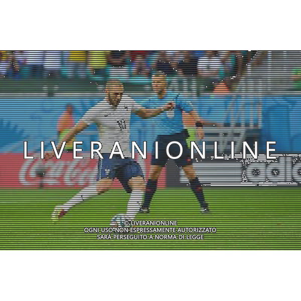 Karim BENZEMA - Penalty Rate - 20.06.2014 - Suisse / France - Coupe du Monde 2014 - Photo : Dave Winter / Icon Sport /AGENZIA ALDO LIVERANI SAS - ITALY ONLY - Svizzera Vs Francia partita del Gruppo E Coppa del Mondo FIFA 2014 presso l\'Arena Stadio Fonte Nova di Salvador, in Brasile, il 20 giugno 2014