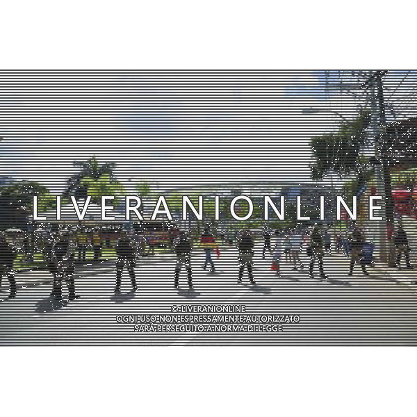 Securite autour du stade - Arena Fonte Nova - 20.06.2014 - Suisse / France - Coupe du Monde 2014 -Salvador Photo : Dave Winter / Icon Sport