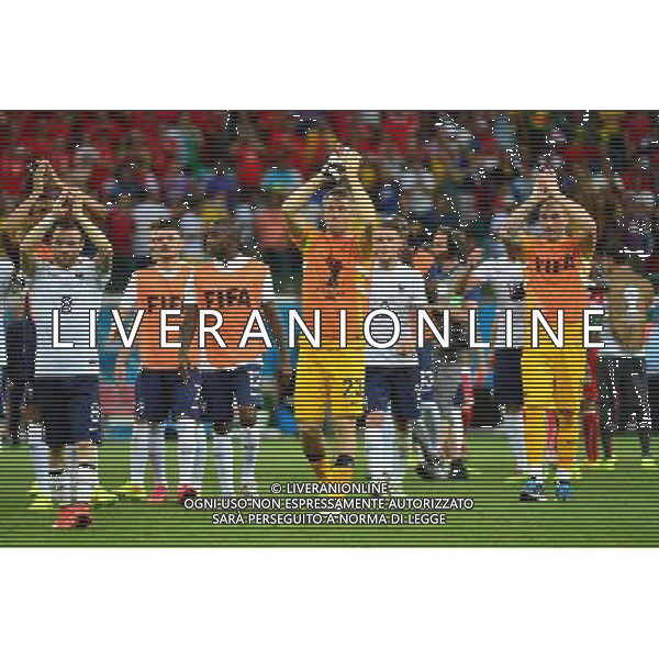 Joie France - Mickael Landreau - 20.06.2014 - Suisse / France - Coupe du Monde 2014 -Salvador Photo : Dave Winter / Icon Sport