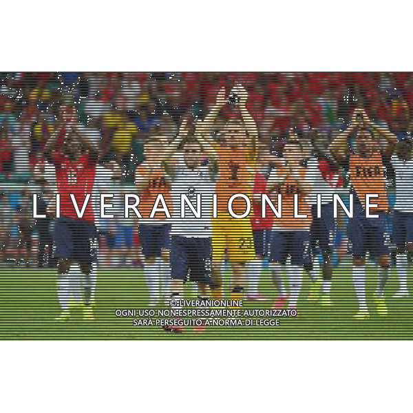 Joie France - Mathieu Valbuena - 20.06.2014 - Suisse / France - Coupe du Monde 2014 -Salvador Photo : Dave Winter / Icon Sport