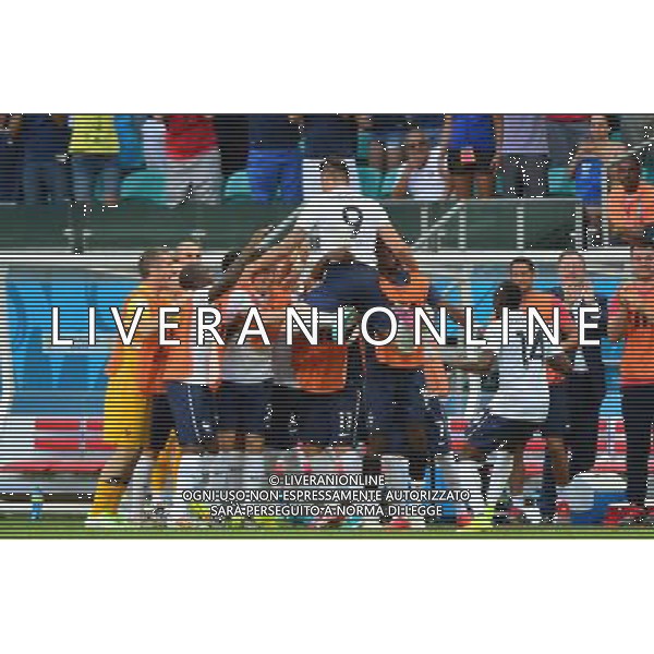 Joie Olivier GIROUD - 20.06.2014 - Suisse / France - Coupe du Monde 2014 -Salvador Photo : Dave Winter / Icon Sport