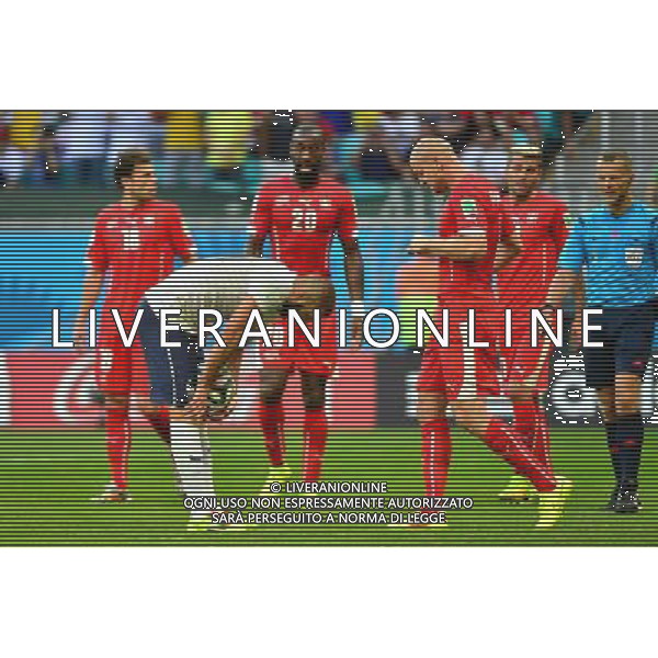 Karim BENZEMA - 20.06.2014 - Suisse / France - Coupe du Monde 2014 -Salvador Photo : Dave Winter / Icon Sport