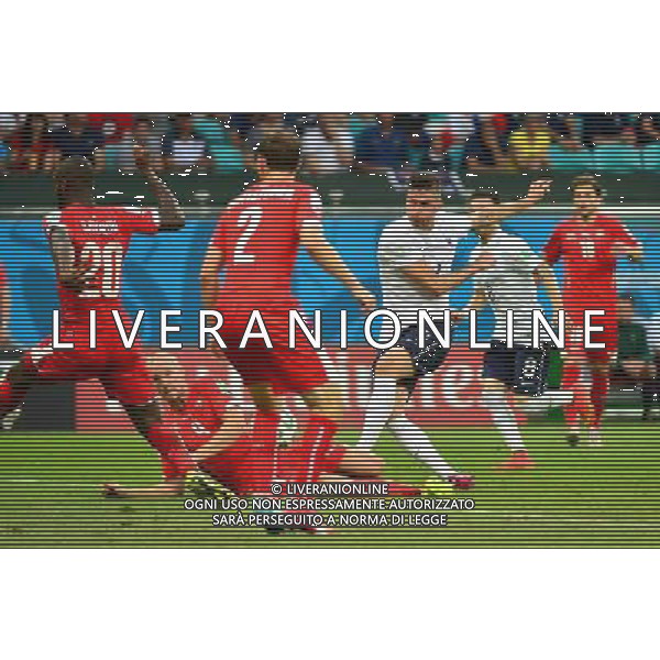 Olivier GIROUD - 20.06.2014 - Suisse / France - Coupe du Monde 2014 -Salvador Photo : Dave Winter / Icon Sport