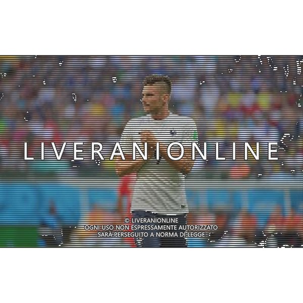 Olivier GIROUD - 20.06.2014 - Suisse / France - Coupe du Monde 2014 -Salvador Photo : Dave Winter / Icon Sport