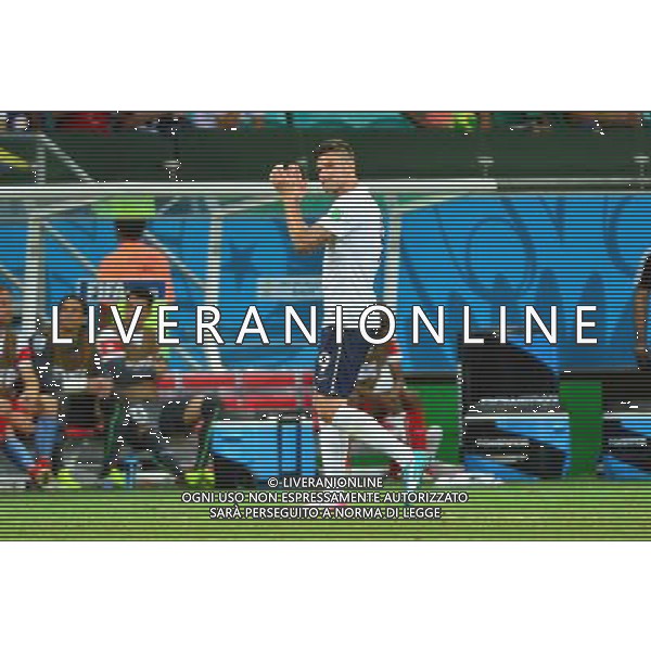 Sortie Olivier GIROUD - 20.06.2014 - Suisse / France - Coupe du Monde 2014 -Salvador Photo : Dave Winter / Icon Sport