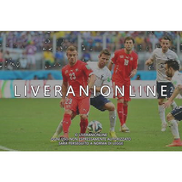 Xherdan SHAQIRI / Yohan CABAYE - 20.06.2014 - Suisse / France - Coupe du Monde 2014 -Salvador Photo : Dave Winter / Icon Sport