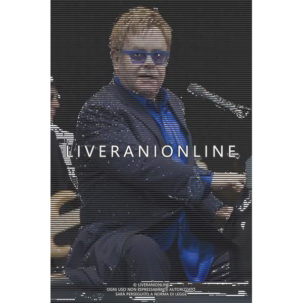 Sir Elton John CBE (Reginald Kenneth Dwight) performs at Leigh Sports Village, Leigh, Lancashire, England, 21st June 2014. ©photoshot/AGENZIA ALDO LIVERANI SAS - ITALY ONLY - EDITORIAL USE ONLY