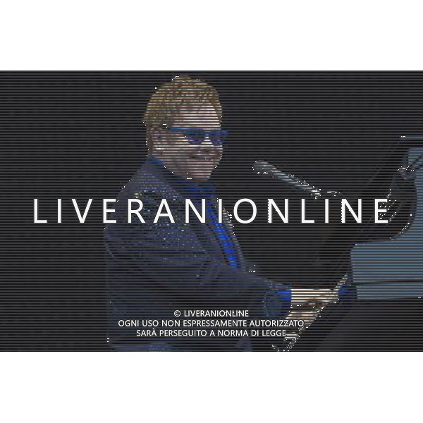 Sir Elton John CBE (Reginald Kenneth Dwight) performs at Leigh Sports Village, Leigh, Lancashire, England, 21st June 2014. ©photoshot/AGENZIA ALDO LIVERANI SAS - ITALY ONLY - EDITORIAL USE ONLY