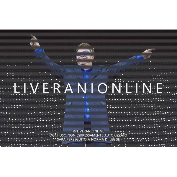 Sir Elton John CBE (Reginald Kenneth Dwight) performs at Leigh Sports Village, Leigh, Lancashire, England, 21st June 2014. ©photoshot/AGENZIA ALDO LIVERANI SAS - ITALY ONLY - EDITORIAL USE ONLY