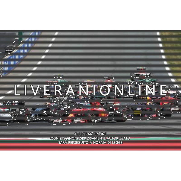 Fernando Alonso (ESP) Ferrari F14-T at the start of the race. 22.06.2014. Formula 1 World Championship, Rd 8, Austrian Grand Prix, Spielberg, Austria, Race Day. - www.xpbimages.com, EMail: requests@xpbimages.com - copy of publication required for printed pictures. Every used picture is fee-liable. © Copyright: Moy / XPB Images AG ALDO LIVERANI SAS ONLY ITALY