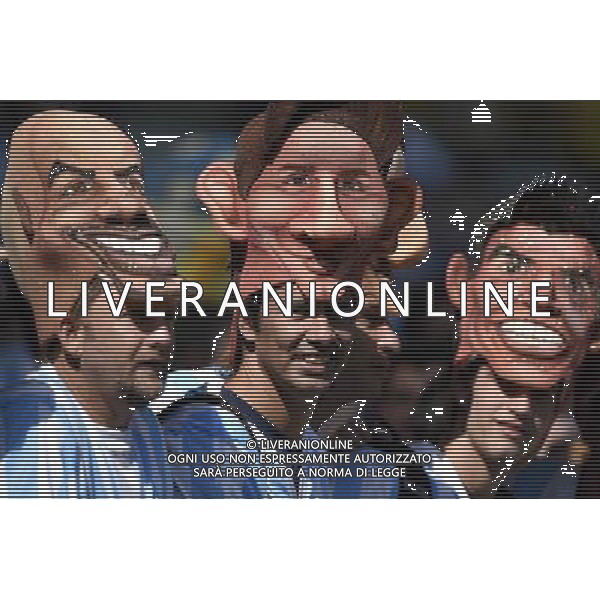 (140621) -- BELO HORIZONTE, June 21, 2014 () -- Fans of Argentina cheer ahead of a Group F match between Argentina and Iran of 2014 FIFA World Cup at Estadio Mineirao in Belo Horizonte, Brazil, June 21, 2014. (/Qi Heng)(wll) (SP)BRAZIL-BELO HORIZONTE-WORLD CUP 2014-GROUP F-ARGENTINA VS IRAN-FANS PUBLICATIONxNOTxINxCHN Belo Horizons June 21 2014 supporters of Argentina Cheer Ahead of A Group F Match between Argentina and Iran of 2014 FIFA World Cup AT Estadio Mineirao in Belo Horizons Brazil June 21 2014 Qi Heng SP Brazil Belo Horizons World Cup 2014 Group F Argentina vs Iran supporters PUBLICATIONxNOTxINxCHN ©PHOTOSHOT/AGENZIA ALDO LIVERANI SAS - ITALY ONLY - EDITORIAL USE ONLY - ARGENTINA Vs IRAN partita del gruppo di F Coppa del mondo FIFA 2014 Mineirao stadio Estadio a Belo Horizonte, in Brasile, 21 giugno 2014