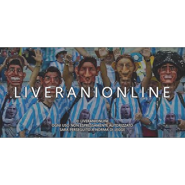 (140621) -- BELO HORIZONTE, June 21, 2014 () -- Fans of Argentina cheer for the team ahead of a Group F match between Argentina and Iran of 2014 FIFA World Cup at the Estadio Mineirao Stadium in Belo Horizonte, Brazil, June 21, 2014. (/Liu Bin)(zc) (SP)BRAZIL-BELO HORIZONTE-WORLD CUP 2014-GROUP F-ARGENTINA VS IRAN-FANS PUBLICATIONxNOTxINxCHN Belo Horizons June 21 2014 supporters of Argentina Cheer for The team Ahead of A Group F Match between Argentina and Iran of 2014 FIFA World Cup AT The Estadio Mineirao Stage in Belo Horizons Brazil June 21 2014 Liu am ZC SP Brazil Belo Horizons World Cup 2014 Group F Argentina vs Iran supporters PUBLICATIONxNOTxINxCHN ©PHOTOSHOT/AGENZIA ALDO LIVERANI SAS - ITALY ONLY - EDITORIAL USE ONLY - ARGENTINA Vs IRAN partita del gruppo di F Coppa del mondo FIFA 2014 Mineirao stadio Estadio a Belo Horizonte, in Brasile, 21 giugno 2014