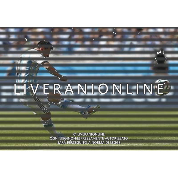 (140621) -- BELO HORIZONTE, June 21, 2014 () -- Lionel Messi of Argentina shoots during a Group F match between Argentina and Iran of 2014 FIFA World Cup at the Estadio Mineirao Stadium in Belo Horizonte, Brazil, June 21, 2014. (/Liu Bin)(zc) ©PHOTOSHOT/AGENZIA ALDO LIVERANI SAS - ITALY ONLY - EDITORIAL USE ONLY - ARGENTINA Vs IRAN partita del gruppo di F Coppa del mondo FIFA 2014 Mineirao stadio Estadio a Belo Horizonte, in Brasile, 21 giugno 2014