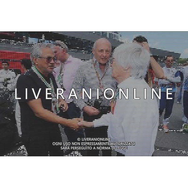 Bernie Ecclestone (GBR) on the grid with Ron Dennis (GBR) McLaren Executive Chairman. 22.06.2014. Formula 1 World Championship, Rd 8, Austrian Grand Prix, Spielberg, Austria, Race Day. - www.xpbimages.com, EMail: requests@xpbimages.com - copy of publication required for printed pictures. Every used picture is fee-liable. © Copyright: Moy / XPB Images AG ALDO LIVERANI SAS ONLY ITALY