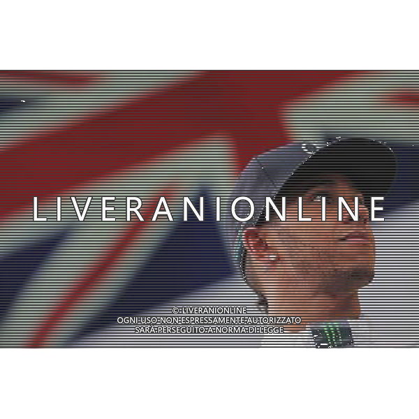Second placed Lewis Hamilton (GBR) Mercedes AMG F1 on the podium. 22.06.2014. Formula 1 World Championship, Rd 8, Austrian Grand Prix, Spielberg, Austria, Race Day. - www.xpbimages.com, EMail: requests@xpbimages.com - copy of publication required for printed pictures. Every used picture is fee-liable. © Copyright: Moy / XPB Images AG ALDO LIVERANI SAS ONLY ITALY