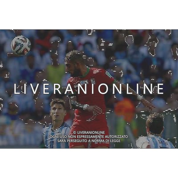 (140621) -- BELO HORIZONTE, June 21, 2014 () -- Ashkan Dejagah (C) of Iran heads the ball during a Group F match between Argentina and Iran of 2014 FIFA World Cup at the Estadio Mineirao Stadium in Belo Horizonte, Brazil, June 21, 2014. (/Liu Bin)(zc) (SP)BRAZIL-BELO HORIZONTE-WORLD CUP 2014-GROUP F-ARGENTINA VS IRAN PUBLICATIONxNOTxINxCHN Belo Horizons June 21 2014 Ashkan Dejagah C of Iran Heads The Ball during A Group F Match between Argentina and Iran of 2014 FIFA World Cup AT The Estadio Mineirao Stage in Belo Horizons Brazil June 21 2014 Liu am ZC SP Brazil Belo Horizons World Cup 2014 Group F Argentina vs Iran PUBLICATIONxNOTxINxCHN ©PHOTOSHOT/AGENZIA ALDO LIVERANI SAS - ITALY ONLY - EDITORIAL USE ONLY - ARGENTINA Vs IRAN partita del gruppo di F Coppa del mondo FIFA 2014 Mineirao stadio Estadio a Belo Horizonte, in Brasile, 21 giugno 2014