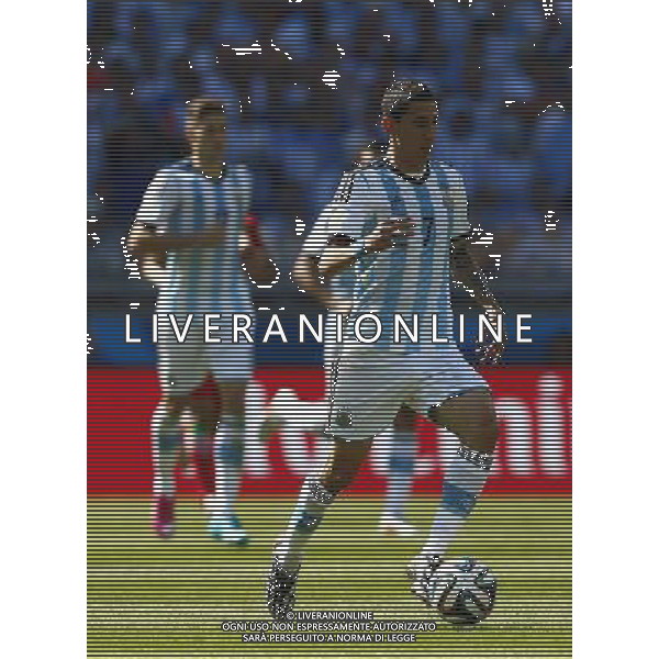 (140621) -- BELO HORIZONTE, June 21, 2014 () -- Angel Di Maria of Argentina runs with the ball during a Group F match between Argentina and Iran of 2014 FIFA World Cup at the Estadio Mineirao Stadium in Belo Horizonte, Brazil, June 21, 2014. (/Liu Bin)(zc) (SP)BRAZIL-BELO HORIZONTE-WORLD CUP 2014-GROUP F-ARGENTINA VS IRAN PUBLICATIONxNOTxINxCHN Belo Horizons June 21 2014 Angel Tue Mary of Argentina Runs with The Ball during A Group F Match between Argentina and Iran of 2014 FIFA World Cup AT The Estadio Mineirao Stage in Belo Horizons Brazil June 21 2014 Liu am ZC SP Brazil Belo Horizons World Cup 2014 Group F Argentina vs Iran PUBLICATIONxNOTxINxCHN ©PHOTOSHOT/AGENZIA ALDO LIVERANI SAS - ITALY ONLY - EDITORIAL USE ONLY - ARGENTINA Vs IRAN partita del gruppo di F Coppa del mondo FIFA 2014 Mineirao stadio Estadio a Belo Horizonte, in Brasile, 21 giugno 2014