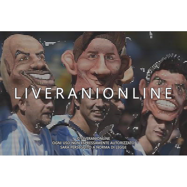 (140621) -- BELO HORIZONTE, June 21, 2014 () -- Fans of Argentina cheer ahead of a Group F match between Argentina and Iran of 2014 FIFA World Cup at Estadio Mineirao in Belo Horizonte, Brazil, June 21, 2014. (/Qi Heng)(wll) ©PHOTOSHOT/AGENZIA ALDO LIVERANI SAS - ITALY ONLY - EDITORIAL USE ONLY - ARGENTINA Vs IRAN partita del gruppo di F Coppa del mondo FIFA 2014 Mineirao stadio Estadio a Belo Horizonte, in Brasile, 21 giugno 2014