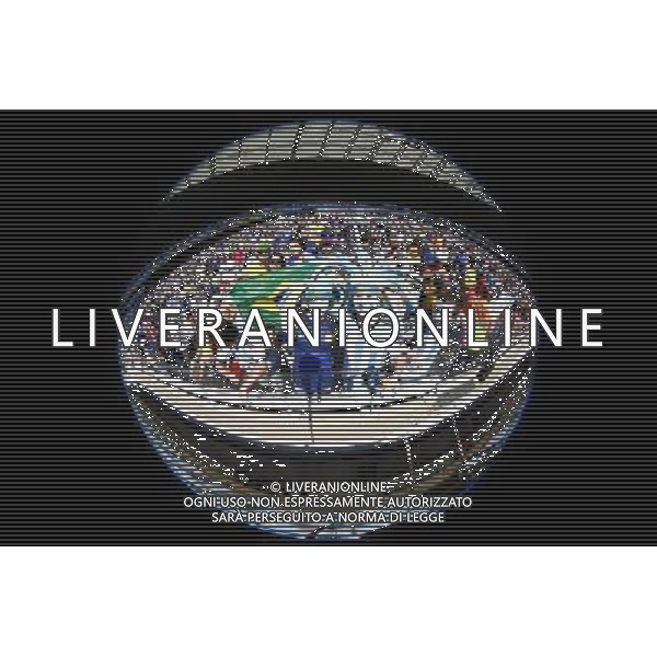 (140621) -- BELO HORIZONTE, June 21, 2014 () -- Fans of Argentina cheer for the team ahead of a Group F match between Argentina and Iran of 2014 FIFA World Cup at the Estadio Mineirao Stadium in Belo Horizonte, Brazil, June 21, 2014. (/Liu Bin)(zc) ©PHOTOSHOT/AGENZIA ALDO LIVERANI SAS - ITALY ONLY - EDITORIAL USE ONLY - ARGENTINA Vs IRAN partita del gruppo di F Coppa del mondo FIFA 2014 Mineirao stadio Estadio a Belo Horizonte, in Brasile, 21 giugno 2014