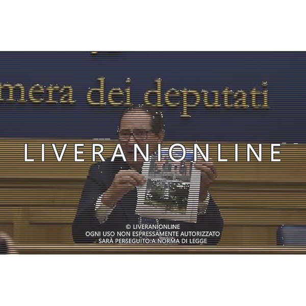Giancarlo Galan l\'ex governatore del Veneto ha convocato una conferenza stampa alla Camera dei Deputati a Montecitorio per rispondere alle accuse mossegli nello scandalo degli appalti nell \'inchiesta Mose - Roma 23 giugno 2014 ©Corradetti/Agenzia Aldo Liverani sas