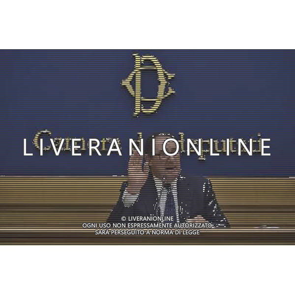 Giancarlo Galan l\'ex governatore del Veneto ha convocato una conferenza stampa alla Camera dei Deputati a Montecitorio per rispondere alle accuse mossegli nello scandalo degli appalti nell \'inchiesta Mose - Roma 23 giugno 2014 ©Corradetti/Agenzia Aldo Liverani sas
