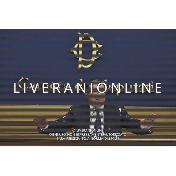 Giancarlo Galan l\'ex governatore del Veneto ha convocato una conferenza stampa alla Camera dei Deputati a Montecitorio per rispondere alle accuse mossegli nello scandalo degli appalti nell \'inchiesta Mose - Roma 23 giugno 2014 ©Corradetti/Agenzia Aldo Liverani sas