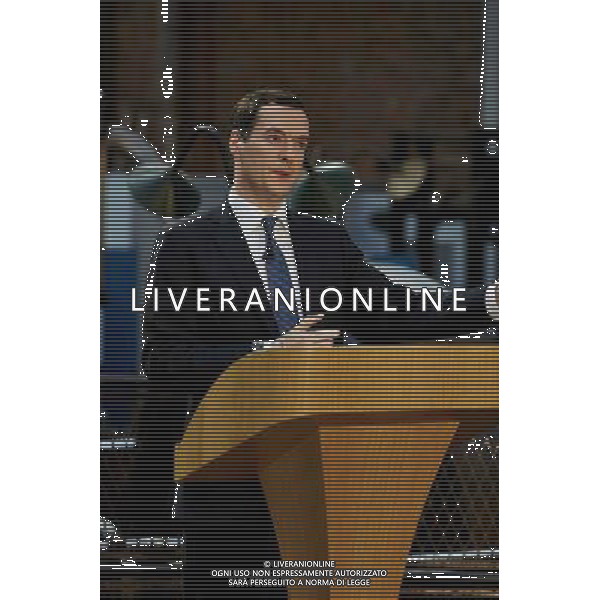 Chancellor George Osborne speaks at the Museum of Science and Industry in Manchester, United Kingdom. 23rd June 2014 ©PHOTOSHOT/Agenzia Aldo Liverani sas - ITALY ONLY - EDITORIAL USE ONLY
