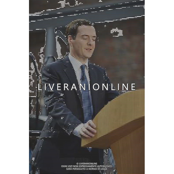 Chancellor George Osborne speaks at the Museum of Science and Industry in Manchester, United Kingdom. 23rd June 2014 ©PHOTOSHOT/Agenzia Aldo Liverani sas - ITALY ONLY - EDITORIAL USE ONLY