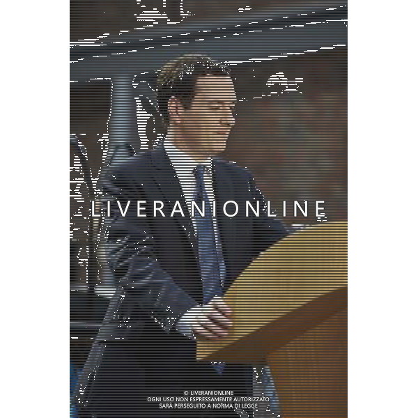 Chancellor George Osborne speaks at the Museum of Science and Industry in Manchester, United Kingdom. 23rd June 2014 ©PHOTOSHOT/Agenzia Aldo Liverani sas - ITALY ONLY - EDITORIAL USE ONLY