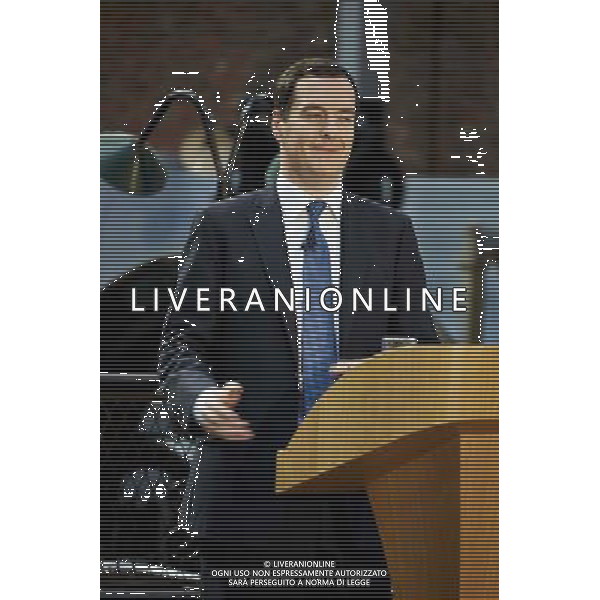 Chancellor George Osborne speaks at the Museum of Science and Industry in Manchester, United Kingdom. 23rd June 2014 ©PHOTOSHOT/Agenzia Aldo Liverani sas - ITALY ONLY - EDITORIAL USE ONLY