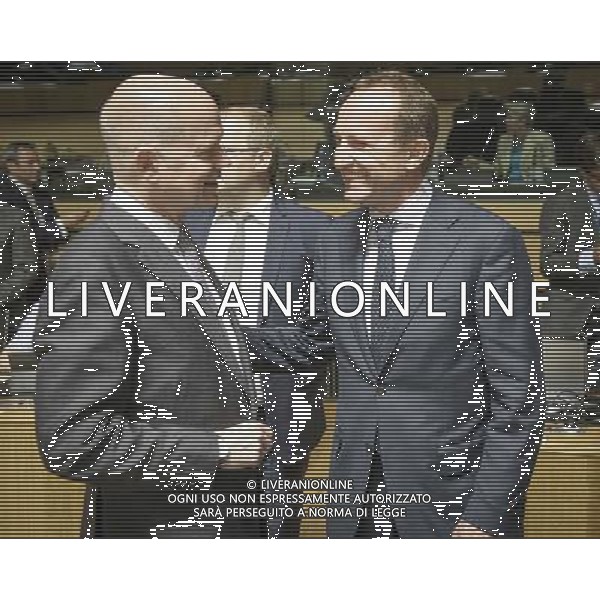 British Foreign Secretary William Hague (L) and Danish Foreign Minister Martin Lidegaard during EU Foreign Ministers Council (FAC) at European Council headquarters in Luxembourg on 23.06.2014 . On the agenda of European ministers : Ukraine, Libya, Syria and Iraq. ©PHOTOSHOT/Agenzia Aldo Liverani sas - ITALY ONLY - EDITORIAL USE ONLY