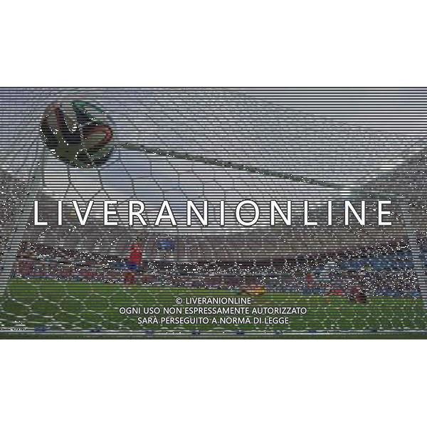 (140622) -- PORTO ALEGRE, June 22, 2014 () -- Islam Slimani (2nd R) of Algeria celebrates after scoring during a Group H match between Korea Republic and Algeria of 2014 FIFA World Cup at the Estadio Beira-Rio Stadium in Porto Alegre, Brazil, June 22, 2014. Algeria beat Korea Republic 4-2. (/Li Ga)(zc) ©PHOTOSHOT/Agenzia Aldo Liverani sas - ITALY ONLY - EDITORIAL USE ONLY