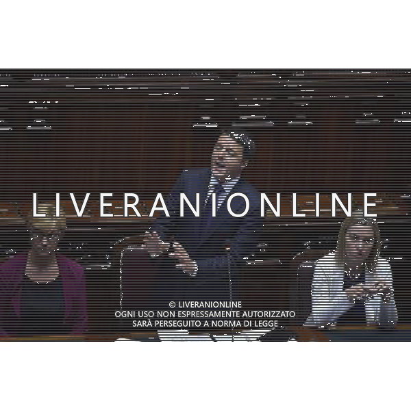 Roma - 24/06/2014 - Montecitorio - Comunicazioni del Presidente del Consiglio dei ministri in vista del Consiglio europeo del 26 e 27 giugno e sulle linee programmatiche del semestre di presidenza italiana del Consiglio dell\'Unione europea - nella foto: Matteo Renzi / Ph. Fabrizio Corradetti - Ag. Aldo Liverani sas