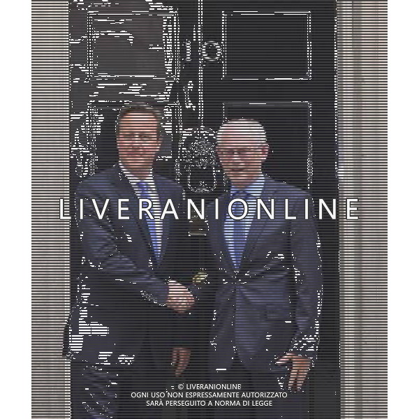 Prime Minister David Cameron meets Herman Van Rompuy President of the European Council at 10 Downing street ©PHOTOSHOT/Agenzia Aldo Liverani sas - ITALY ONLY - EDITORIAL USE ONLY - Il primo ministro David Cameron incontra Herman Van Rompuy presidente del Consiglio europeo a 10 Downing street a Londra