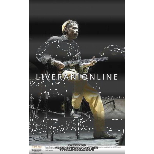 Teenie Hodges performing with the Hi Band at the Barbican Centre, London on 22 April 2005 during the soundcheck for the Hi Records concert in the \'It came from Memphis\' series. Credit all uses © Howard Denner / Retna UK ©PHOTOSHOT/Agenzia Aldo Liverani sas - ITALY ONLY - EDITORIAL USE ONLY