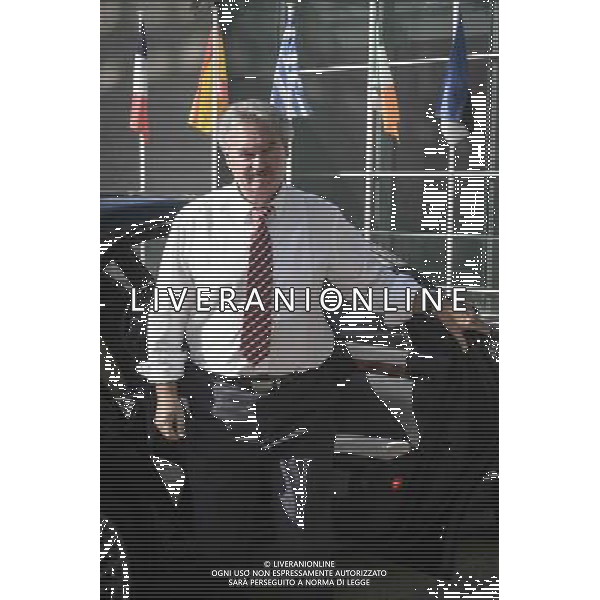 Luxemburgian Foreign Minister Jean Asselborn arrives for EU Foreign Ministers Council (FAC) at European Council headquarters in Luxembourg on 23.06.2014 . On the agenda of European ministers : Ukraine, Libya, Syria and Iraq. ©PHOTOSHOT/Agenzia Aldo Liverani sas - ITALY ONLY - EDITORIAL USE ONLY - Consiglio Ministri degli Esteri UE (FAC) presso la sede del Consiglio europeo di Lussemburgo